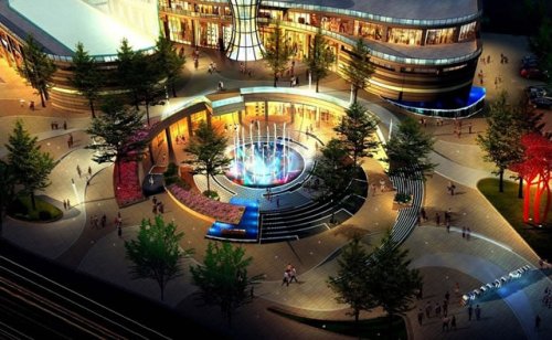 購(gòu)物廣場(chǎng)音樂(lè)噴泉