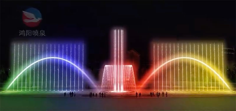 廣場旱噴音樂噴泉動畫設(shè)計